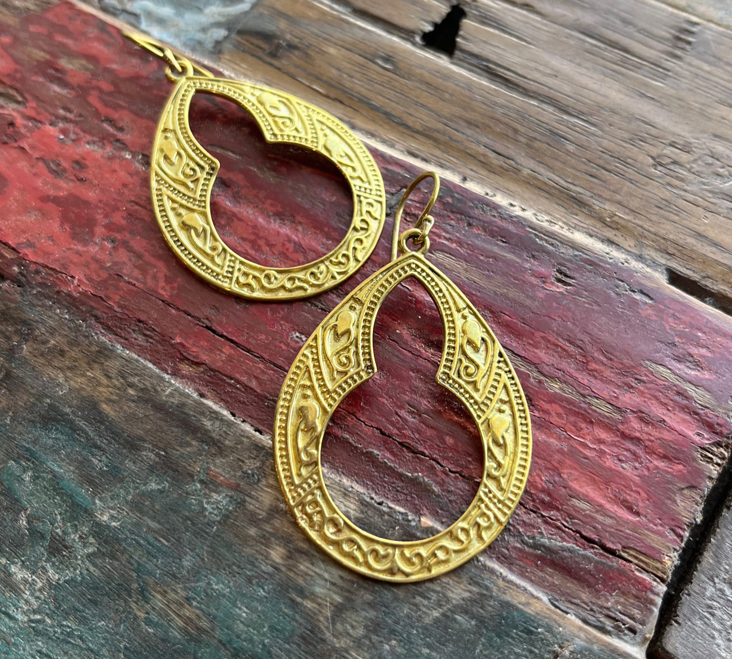 BRASS EARRINGS