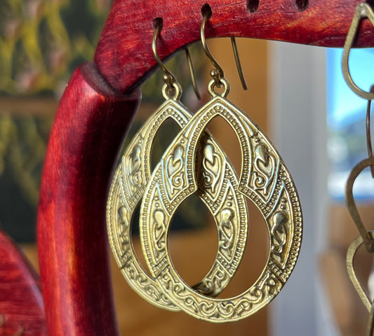 BRASS EARRINGS